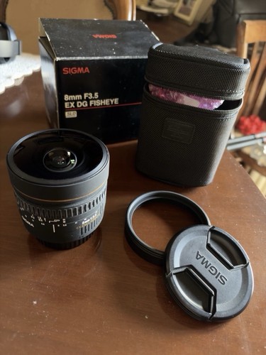 Obiettivo sigma 8mm dg - 8mm, ex